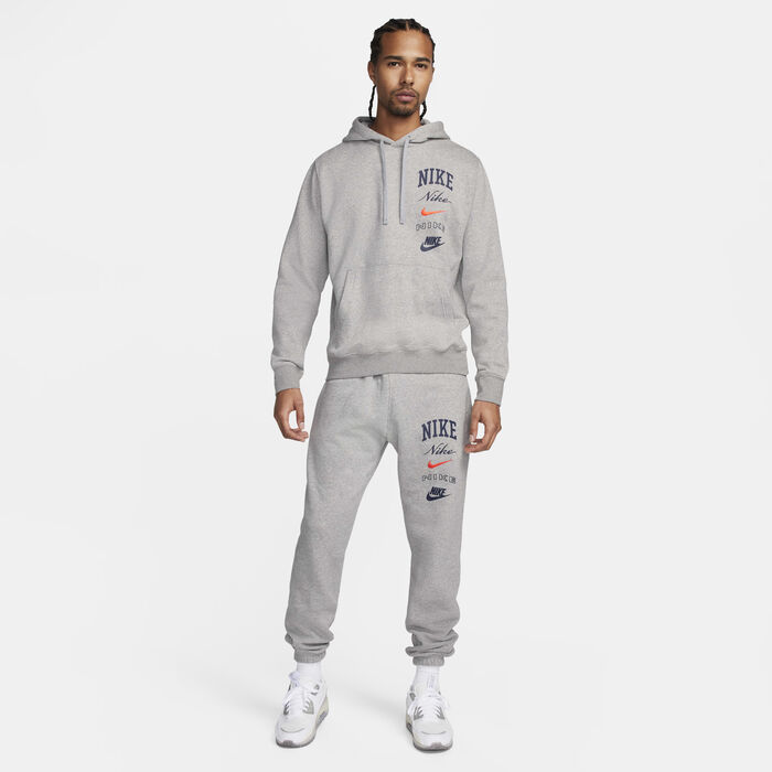 Nike Men's Club Fleece Hoodie Grey Nike Men's Club Fleece Hoodie Grey image number 6