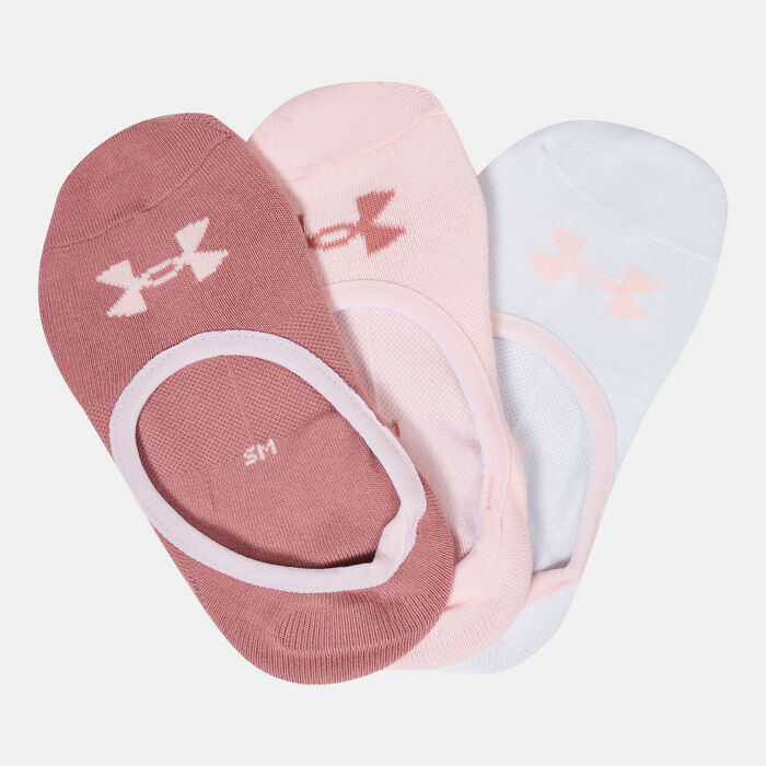Under Armour UA Essential LOLO Liner Socks (3 Pack) Pink Under Armour UA Essential LOLO Liner Socks (3 Pack) Pink image number 0