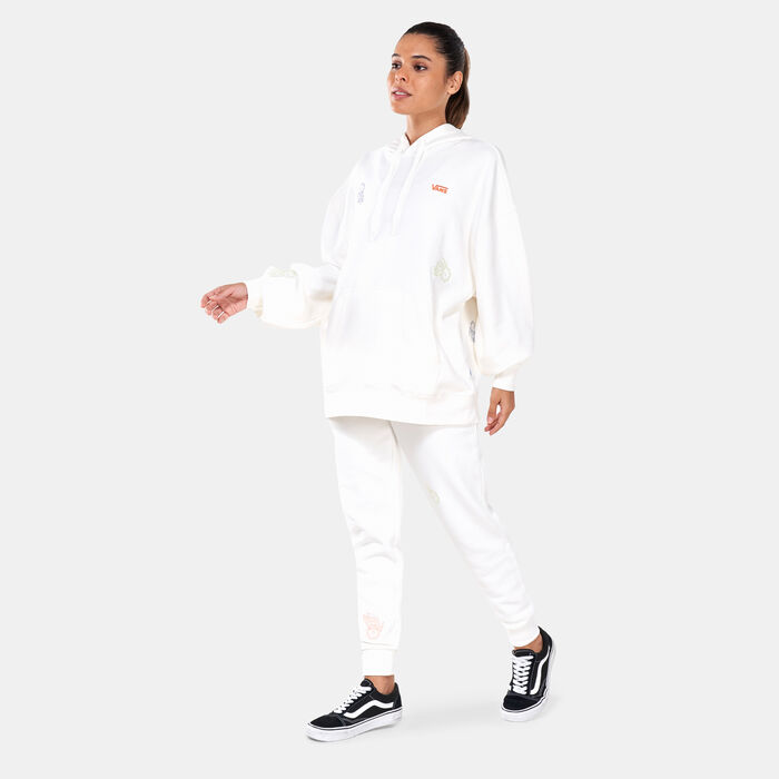 Vans Women's Paisley Check Sweatpants White Vans Women's Paisley Check Sweatpants White image number 2