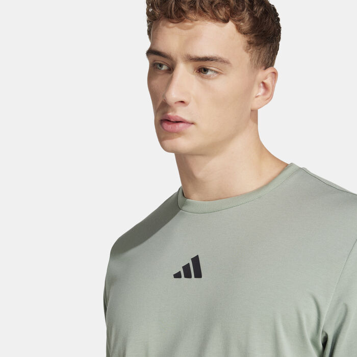 adidas Men's Climacool One Rep At A Time Training T-Shirt Green adidas Men's Climacool One Rep At A Time Training T-Shirt Green image number 3