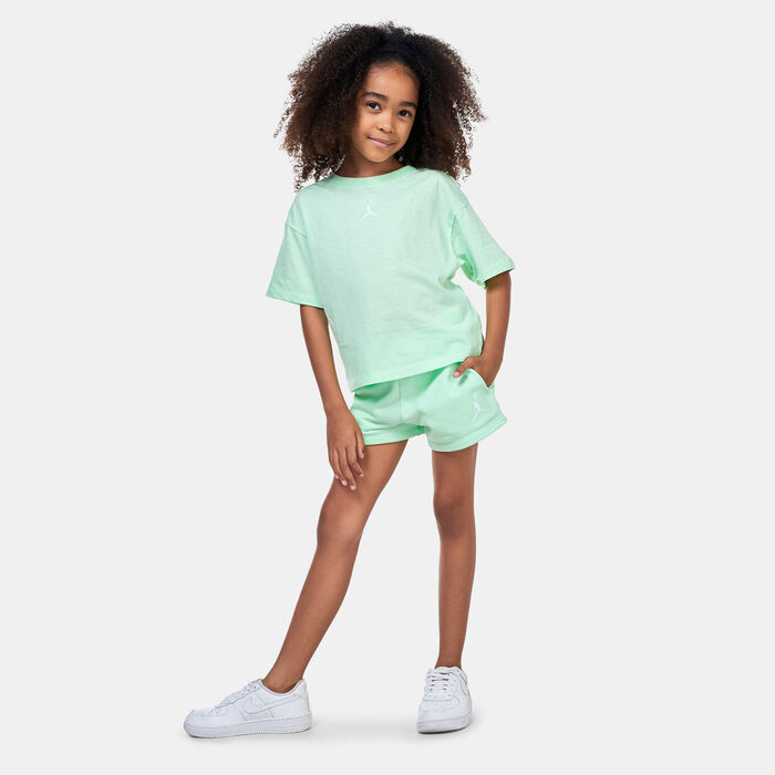 Jordan Kids' Jumpman Essential Shorts Green Jordan Kids' Jumpman Essential Shorts Green image number 2