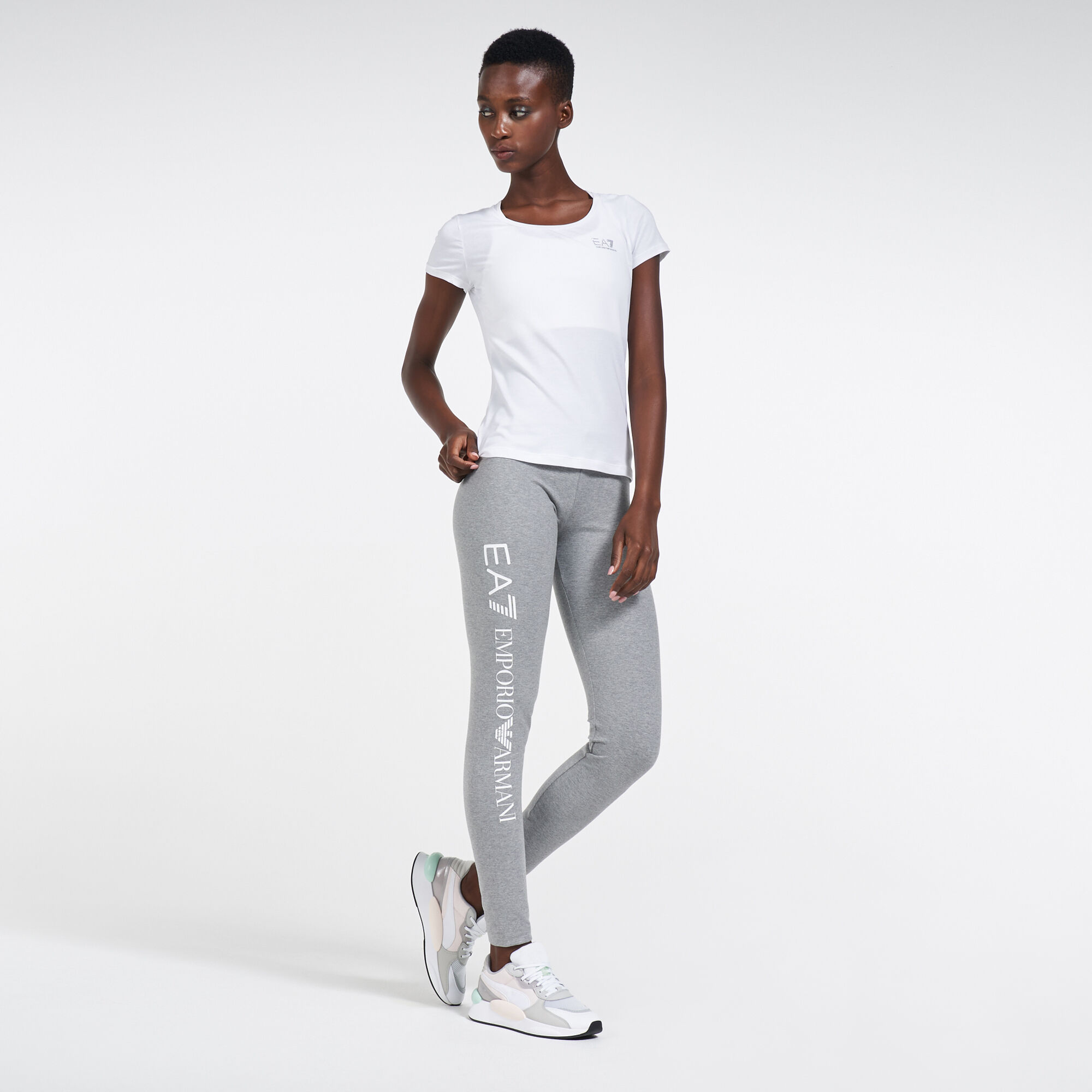 Grey armani leggings cheap