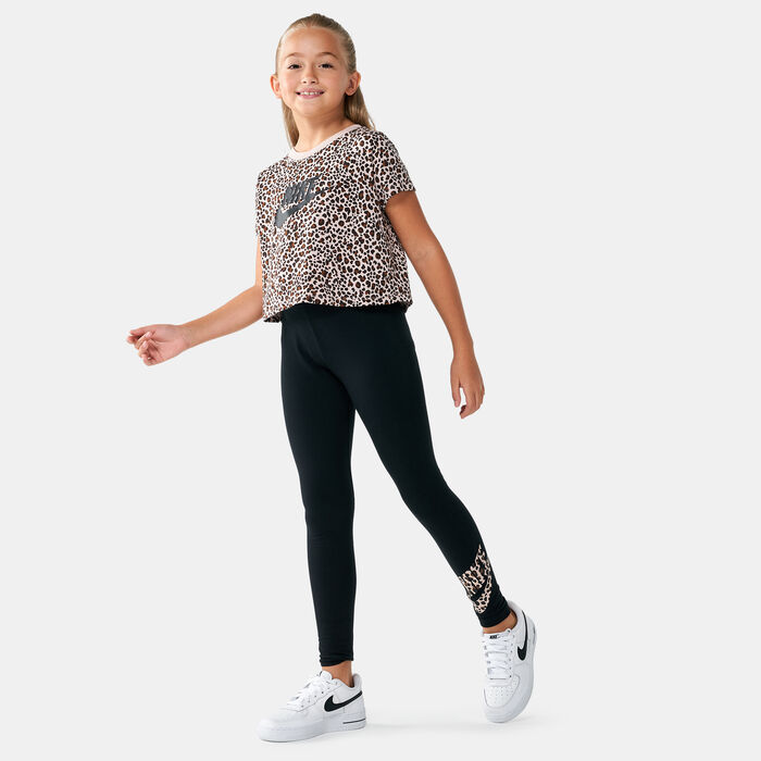 Nike Kids' Sportswear Favourites Leggings Black Nike Kids' Sportswear Favourites Leggings Black image number 2