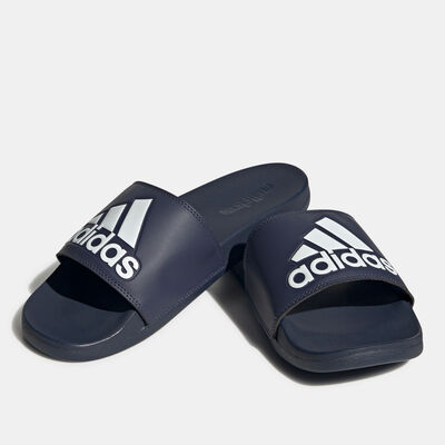 adidas Men's Adilette Comfort Slides Blue