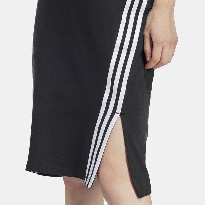 adidas Women's Future Icons 3-Stripes Dress Black image number 4