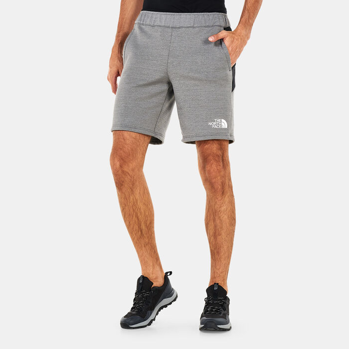The North Face Men's Training Fleece Shorts Grey The North Face Men's Training Fleece Shorts Grey image number 0