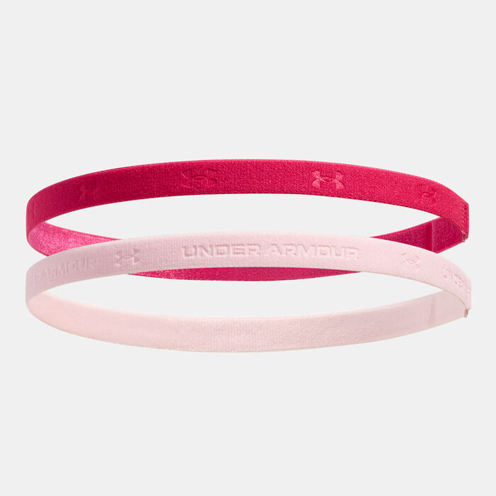 Under Armour Women's Mini Headband (2 Pieces) Pink Under Armour Women's Mini Headband (2 Pieces) Pink image number 0