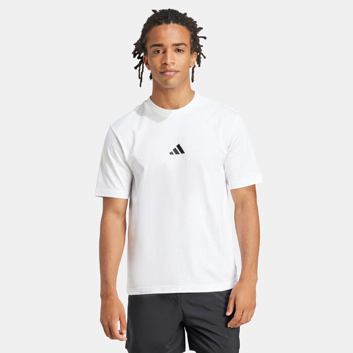 adidas Men's Essentials T-Shirt White adidas Men's Essentials T-Shirt White image number 0