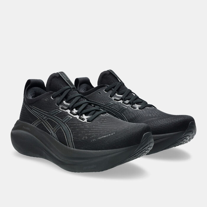 ASICS Men's GEL-NIMBUS 27 Running Shoes Black ASICS Men's GEL-NIMBUS 27 Running Shoes Black image number 1