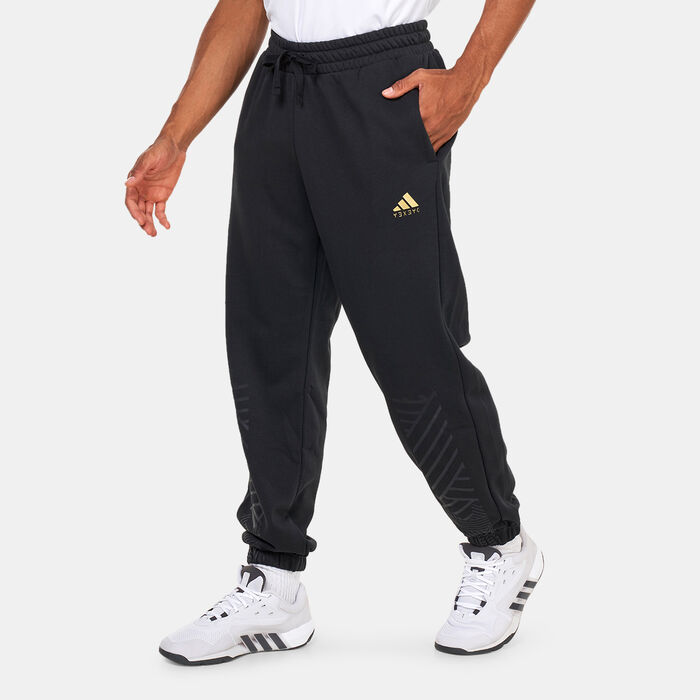 adidas Black Panther Graphic Pants Black adidas Black Panther Graphic Pants Black image number 0