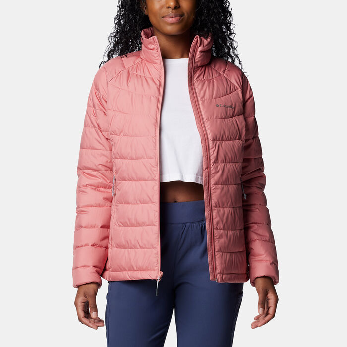 Columbia Women's Powder Lite II Full Zip Jacket Pink Columbia Women's Powder Lite II Full Zip Jacket Pink image number 2