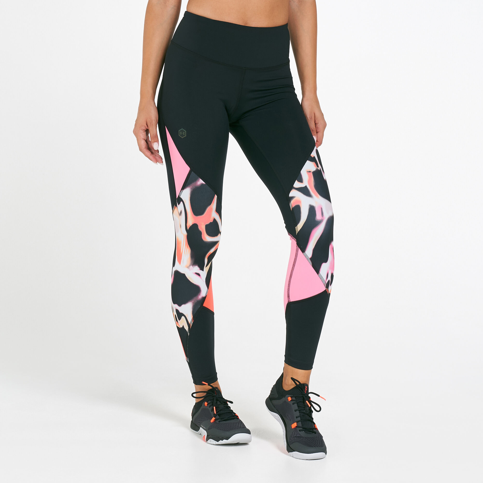Under armour online color block leggings