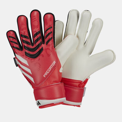 adidas Kids Predator Match Fingersave Goalkeeper Football Gloves Black adidas Kids Predator Match Fingersave Goalkeeper Football Gloves Black