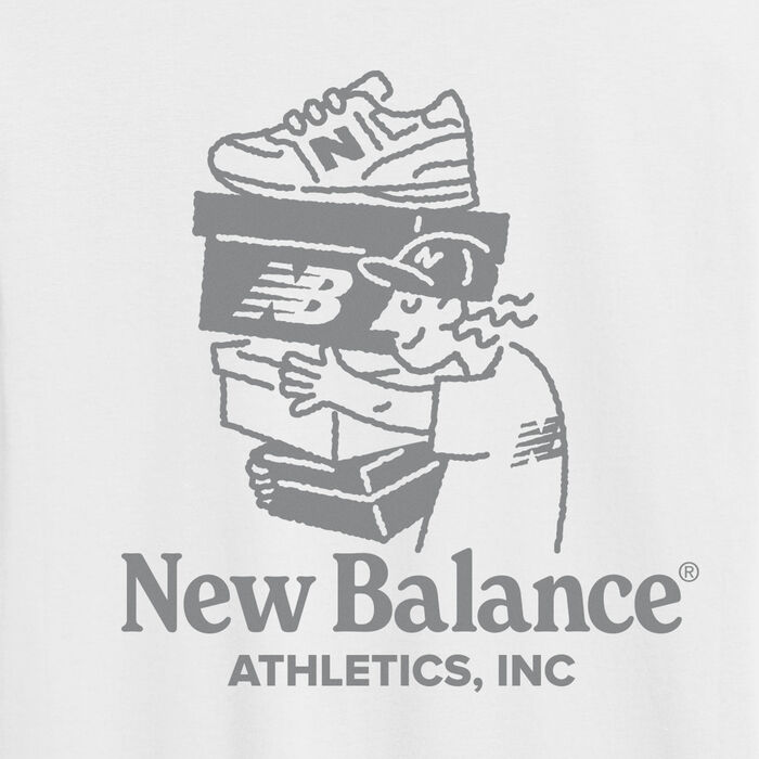 New Balance Men's Everyday Athlete T-Shirt White image number 2