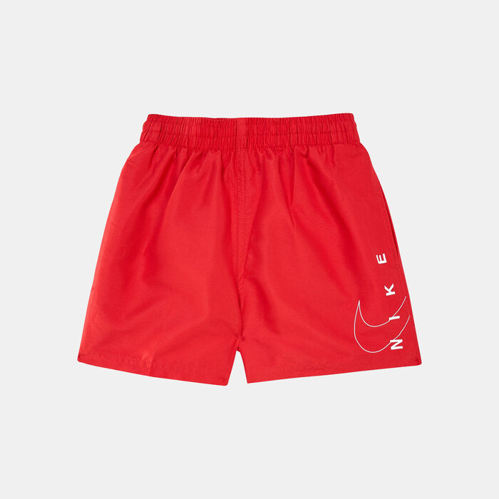 Nike Swim Kids' 4-inch Volley Shorts Red image number 0