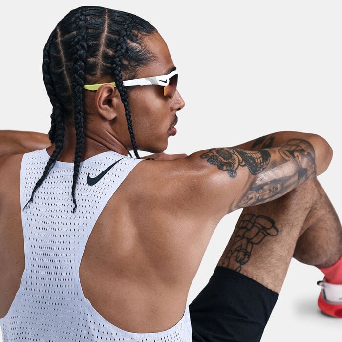 Nike Men's AeroSwift Dri-FIT ADV Running Vest Grey Nike Men's AeroSwift Dri-FIT ADV Running Vest Grey image number 4