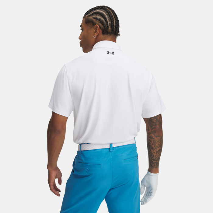 Under Armour Men's Tee To Green Golf Polo Shirt White Under Armour Men's Tee To Green Golf Polo Shirt White image number 1