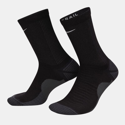 Nike Men's Dri-FIT Trail Running Crew Socks (1 Pair) Black