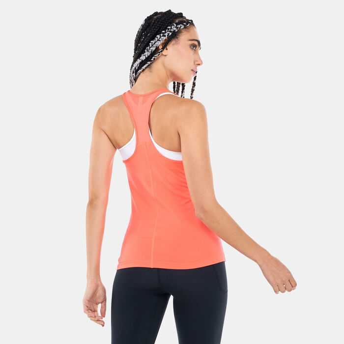 Under Armour Women's HeatGear® Armour Racer Training Tank Top Red Under Armour Women's HeatGear® Armour Racer Training Tank Top Red image number 1