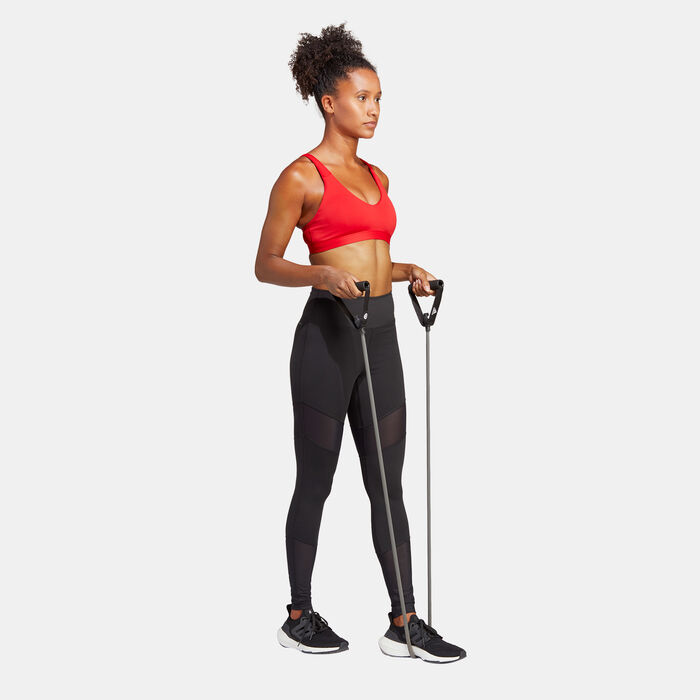 adidas Women's Train Essentials Dance High-Waisted Full-Length Leggings Black adidas Women's Train Essentials Dance High-Waisted Full-Length Leggings Black image number 2