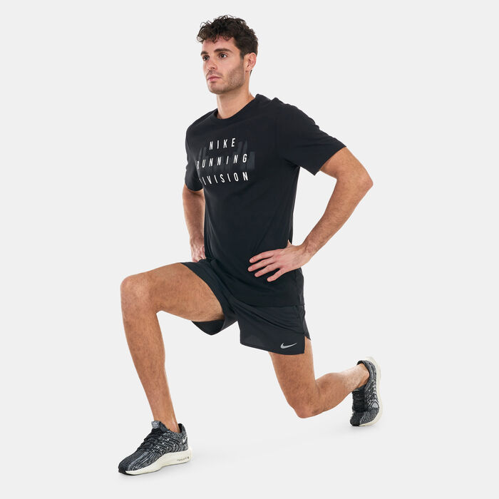Nike Men's Stride Dri-FIT Running Shorts Grey Nike Men's Stride Dri-FIT Running Shorts Grey image number 2