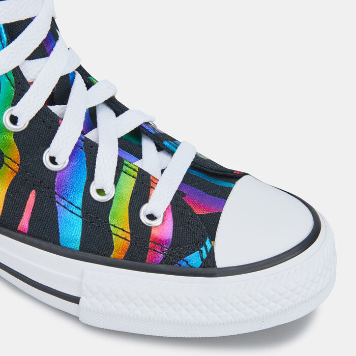 Kids' Chuck Taylor All Star Zebra Foil Hi Unisex Shoe Kids' Chuck Taylor All Star Zebra Foil Hi Unisex Shoe image number 4
