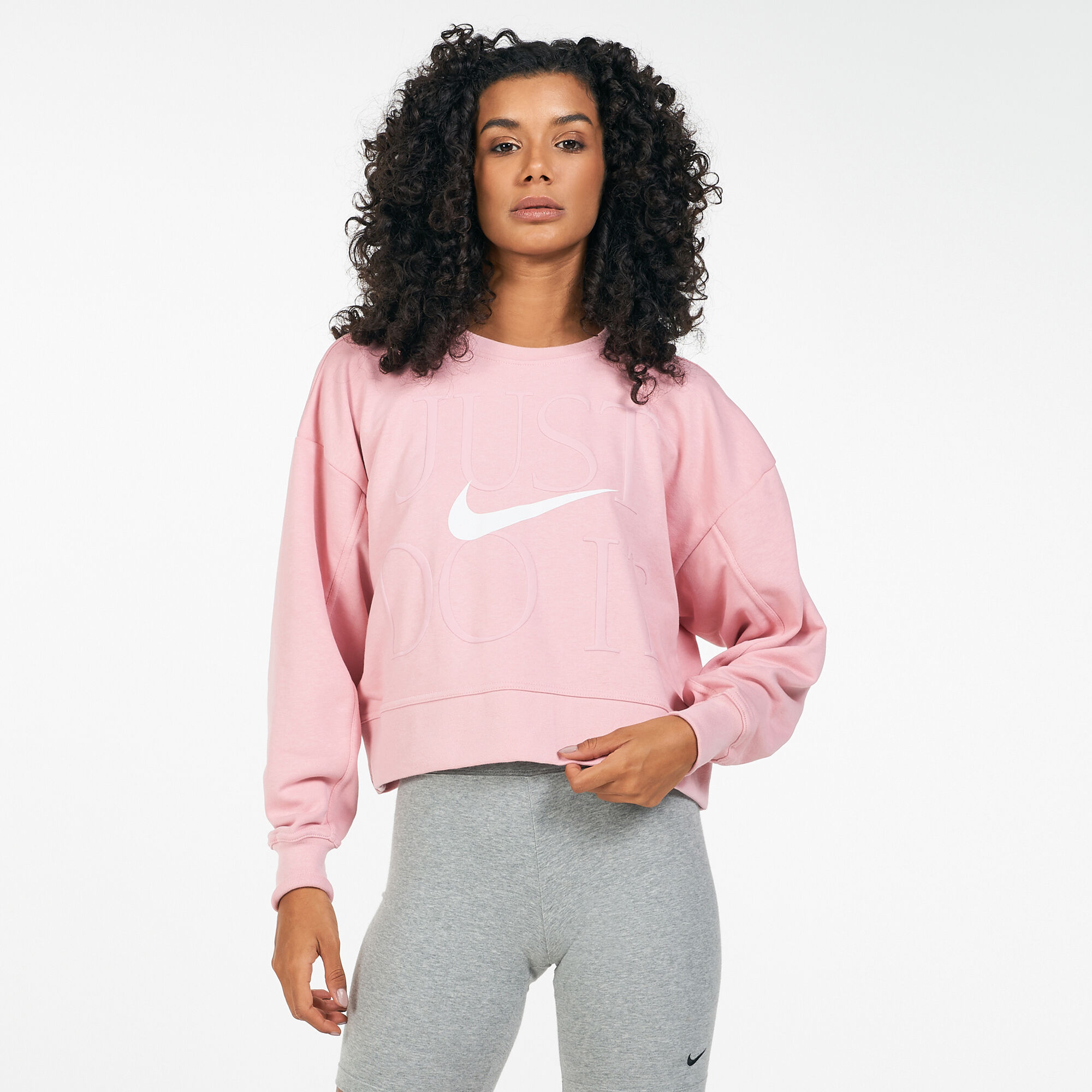 Nike women's dri fit get fit sweatshirt on sale