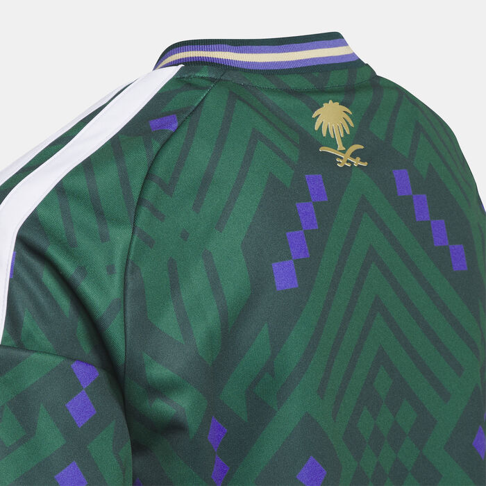 adidas Kids' Saudi Arabia 26 Home Football Jersey Green image number 9