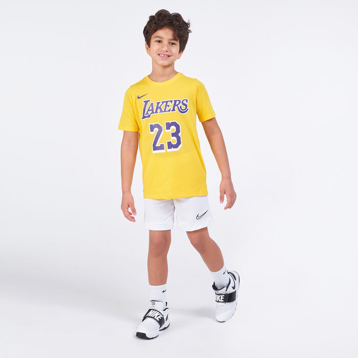 Los Angeles Lakers Jersey Kid's Nike NBA Basketball Shirt Top - New