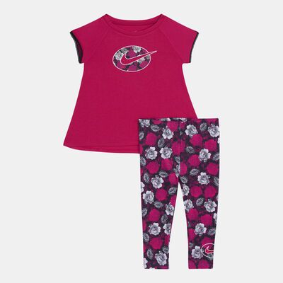 Nike KIds' Iconclash Tunic & Leggings Set Pink