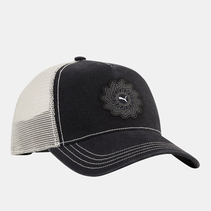 PUMA Kids' Vintage Washed Trucker Cap Black image number 0