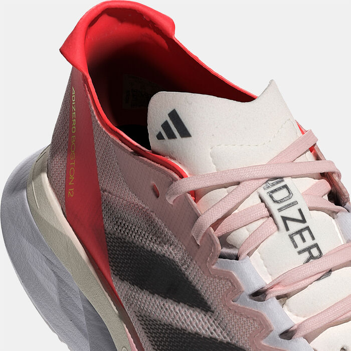 adidas Women's Adizero Boston 12 Running Shoe Orange image number 5