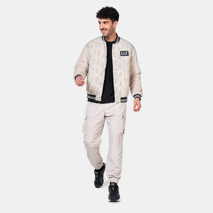 EA7 Emporio Armani Men's University Pack Jacket Beige image number 2