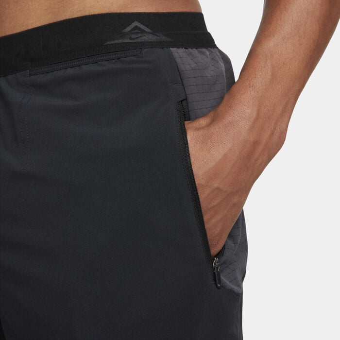 Nike Men's Trail Second Sunrise Dri-FIT Running Shorts Black Nike Men's Trail Second Sunrise Dri-FIT Running Shorts Black image number 4