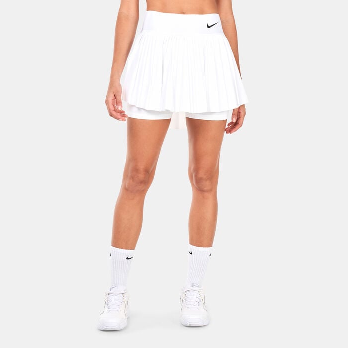 Nike Women's Court Dri-FIT Advantage Pleated Tennis Skirt White Nike Women's Court Dri-FIT Advantage Pleated Tennis Skirt White image number 0