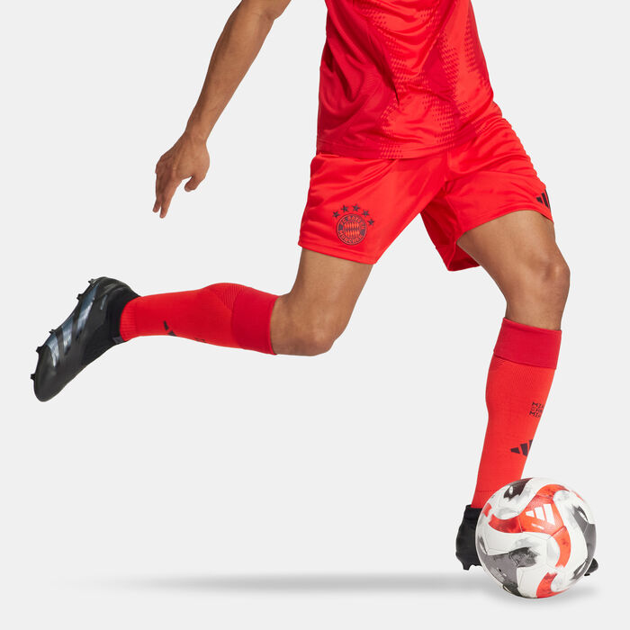 adidas Men's Bayern Munich Replica Home Football Shorts - 2024/25 Red adidas Men's Bayern Munich Replica Home Football Shorts - 2024/25 Red image number 2