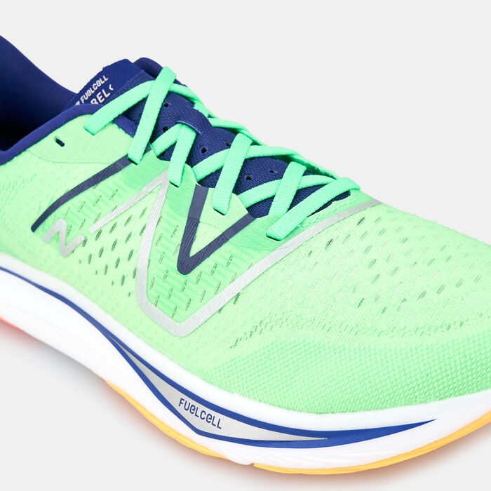 New Balance Men's FuelCell Rebel v3 Shoe Green New Balance Men's FuelCell Rebel v3 Shoe Green image number 4