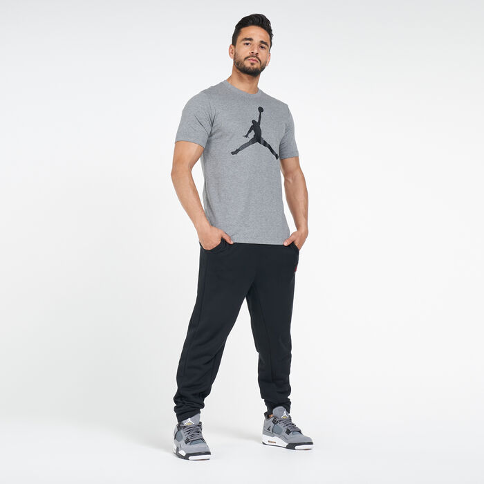 Jordan Men's Jumpman Crew T-Shirt Grey Jordan Men's Jumpman Crew T-Shirt Grey image number 2
