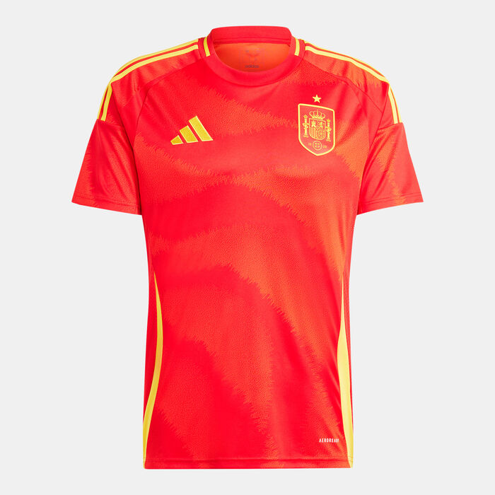 adidas Men's Spain Replica Home Football Jersey - 2024 Red adidas Men's Spain Replica Home Football Jersey - 2024 Red image number 4