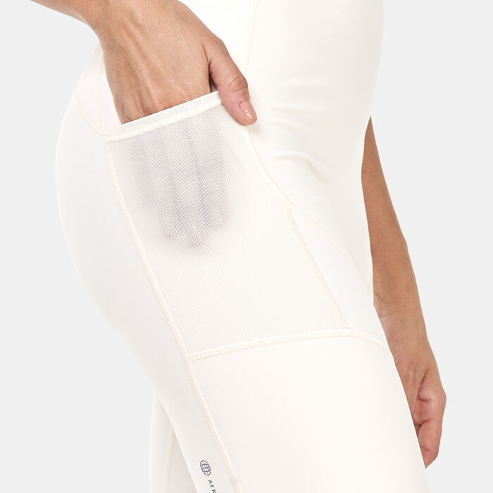 adidas Women's Yoga 4 Elements 7/8 Tight Beige adidas Women's Yoga 4 Elements 7/8 Tight Beige image number 3