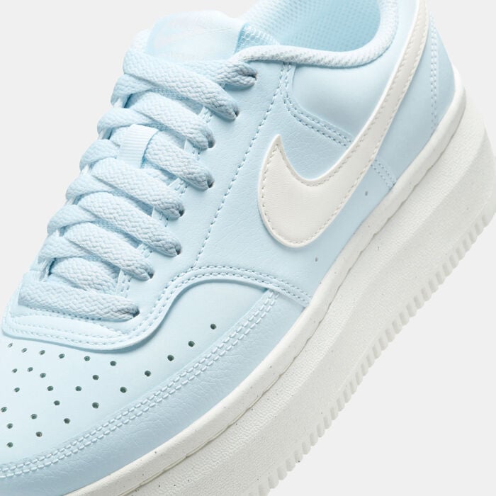 Nike Women's Court Vision Alta Shoes Blue Nike Women's Court Vision Alta Shoes Blue image number 4
