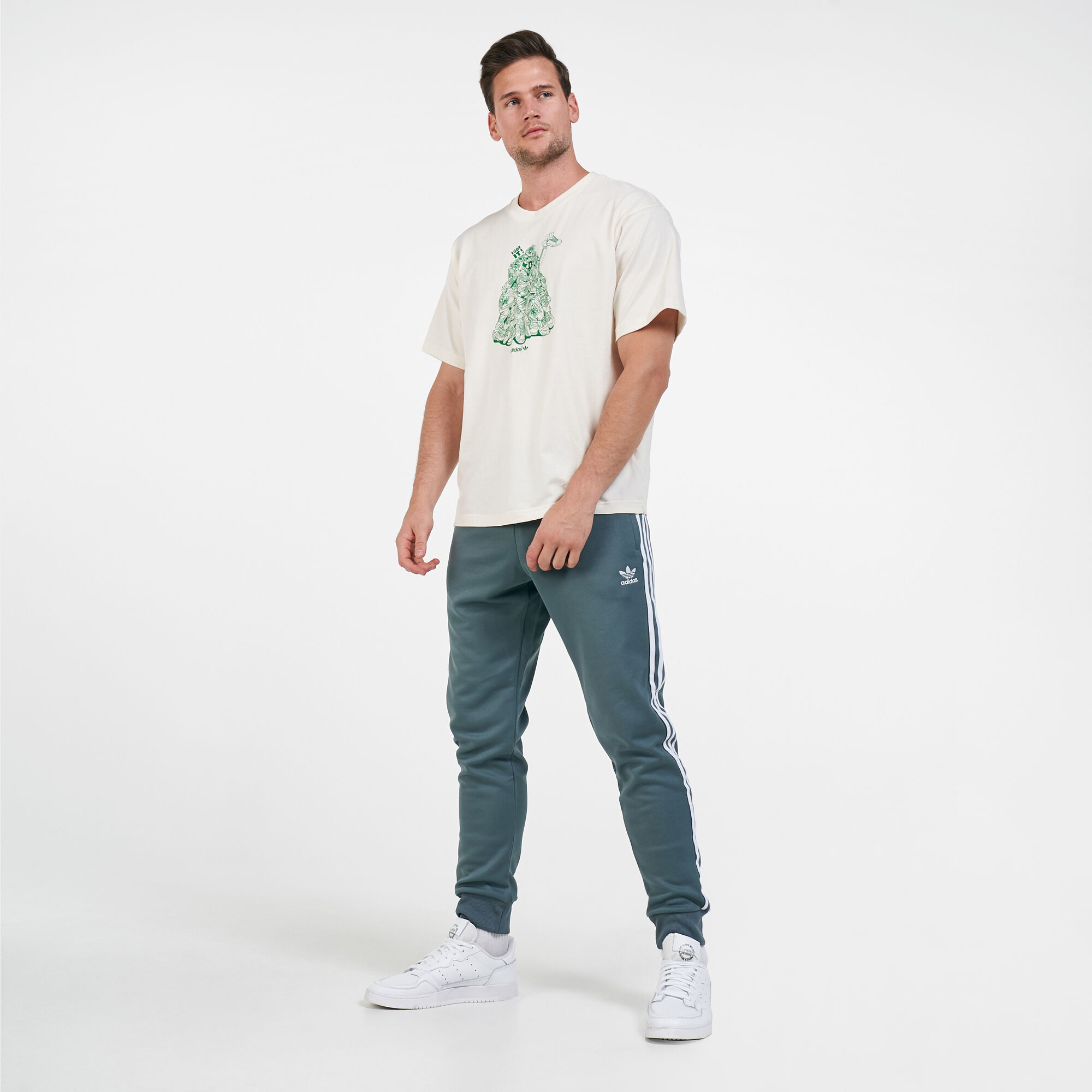 Men s Adicolor Classics Superstar Track Pants Green adidas Originals in KSA SSS