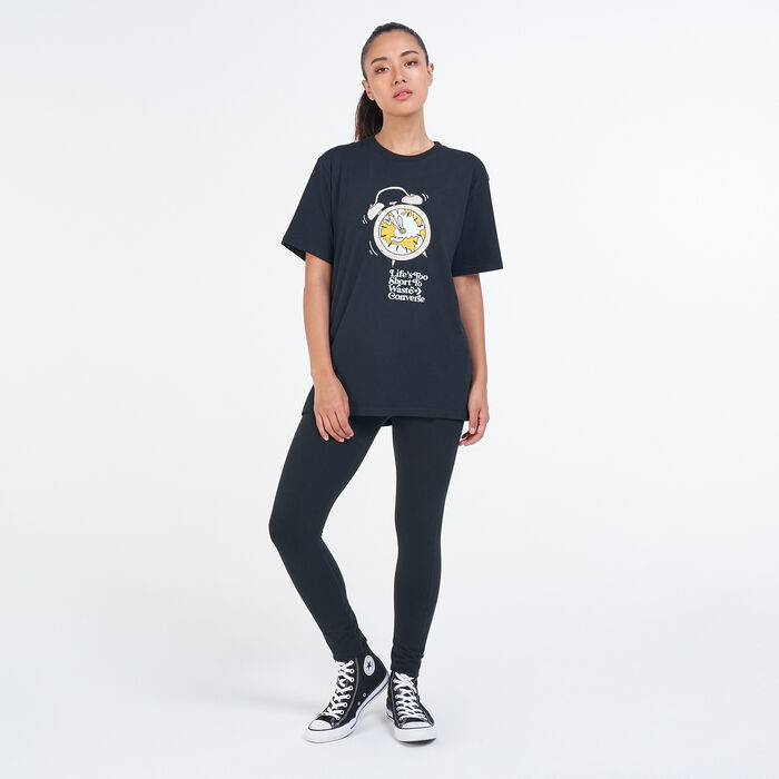 Converse Renew T-Shirt Black Converse Renew T-Shirt Black image number 6