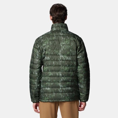 Columbia Men's Powder Lite II Printed Jacket Green Columbia Men's Powder Lite II Printed Jacket Green