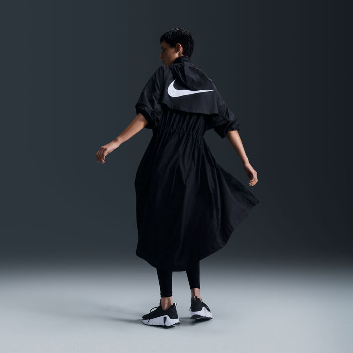 Nike Women's Sportswear Essential Trench Coat Black Nike Women's Sportswear Essential Trench Coat Black image number 1