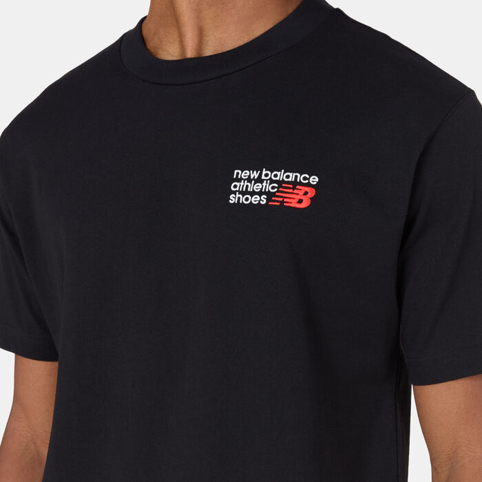 New Balance Men's Athletics Premium Logo T-Shirt Black New Balance Men's Athletics Premium Logo T-Shirt Black image number 3