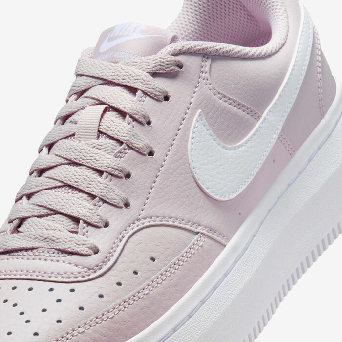 Nike Women's Court Vision Alta Shoe Pink image number 7