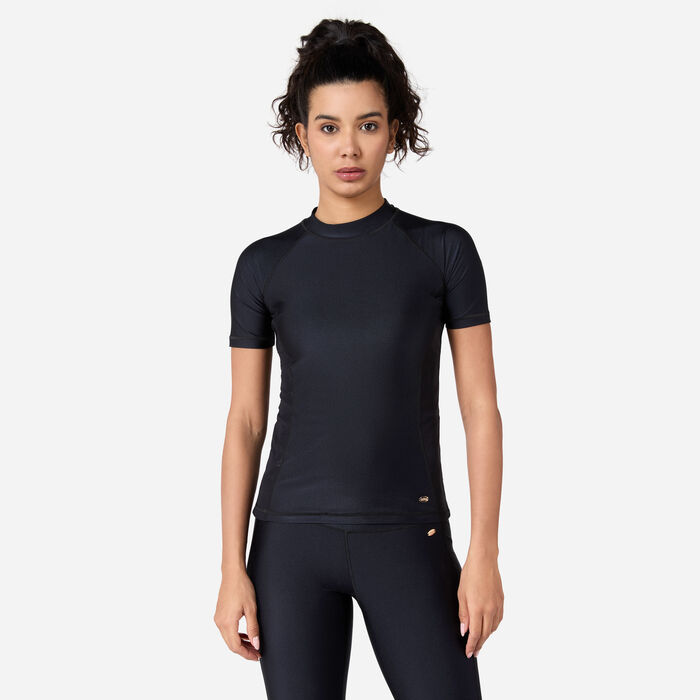 COEGA Women's Swimming Rashguard Black image number 0