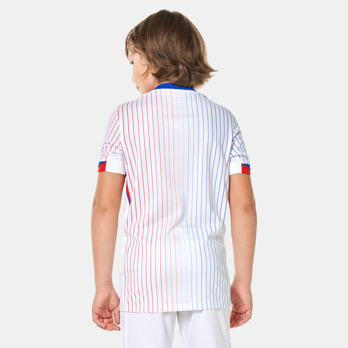 Nike Kids' FFF (France) Stadium Dri-FIT Replica Away Football Jersey - 2024 White image number 1