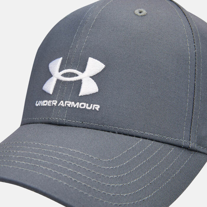 Under Armour Mens Branded Adjustable Cap Grey image number 2